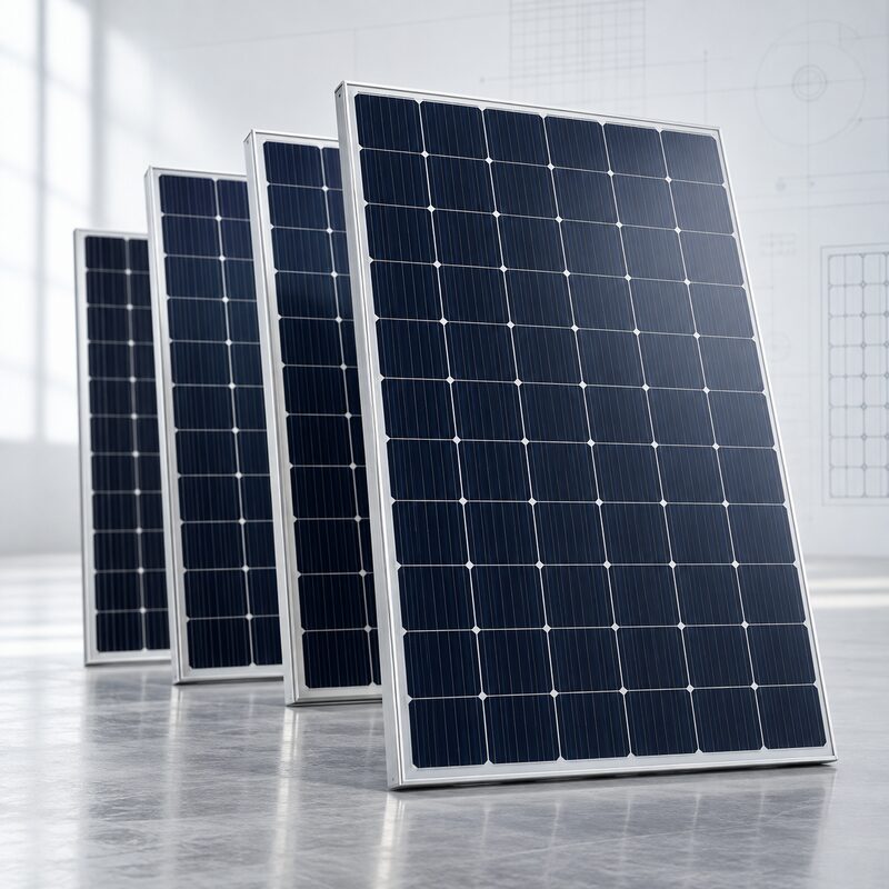 Monokristal solar güneş panelleri